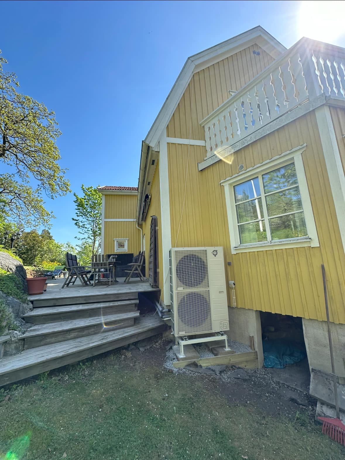 Gul Villa med Thermia värmepump
